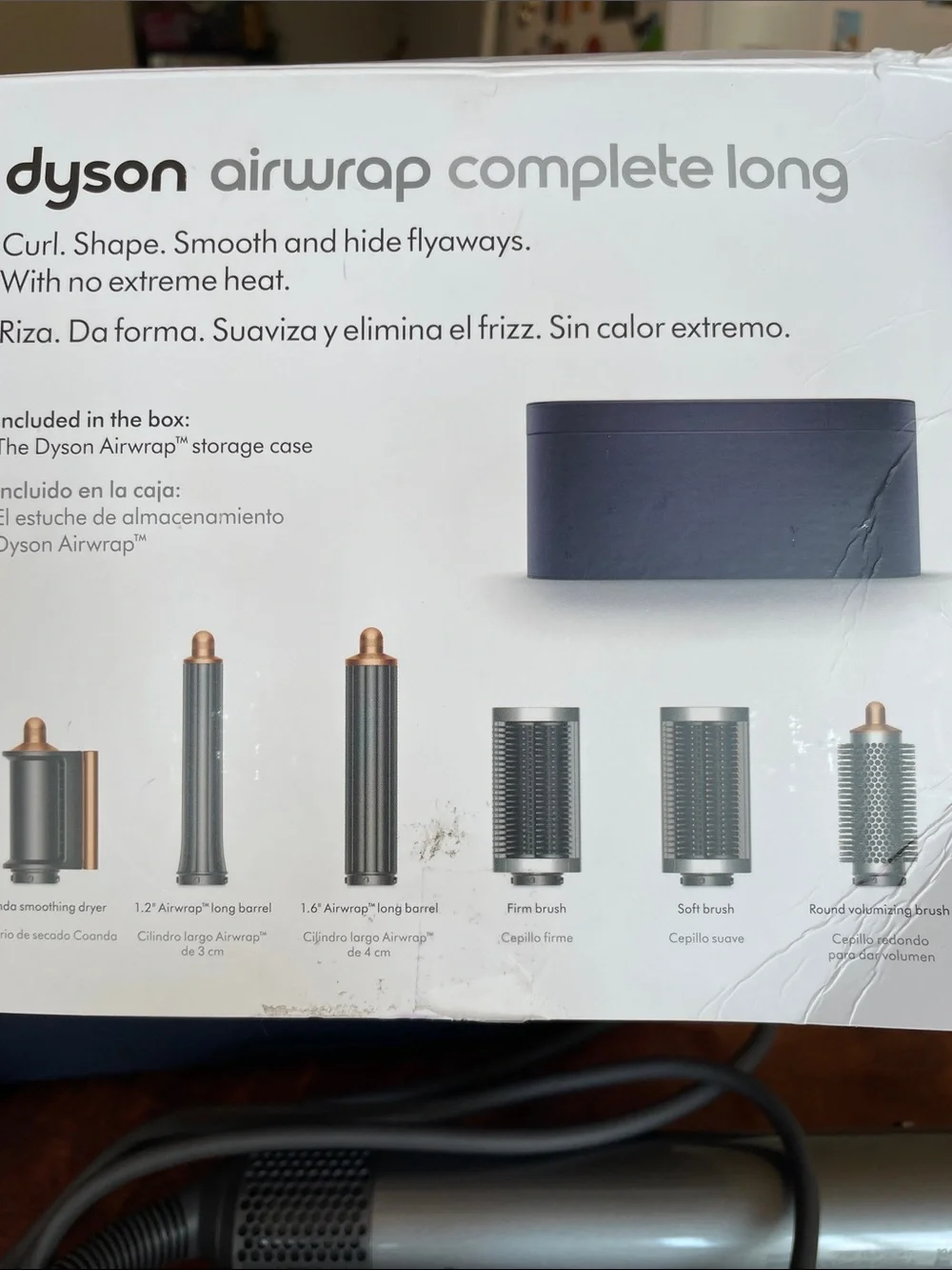 Dyson Grey and Rose Gold Airwrap-Style Styling Wand